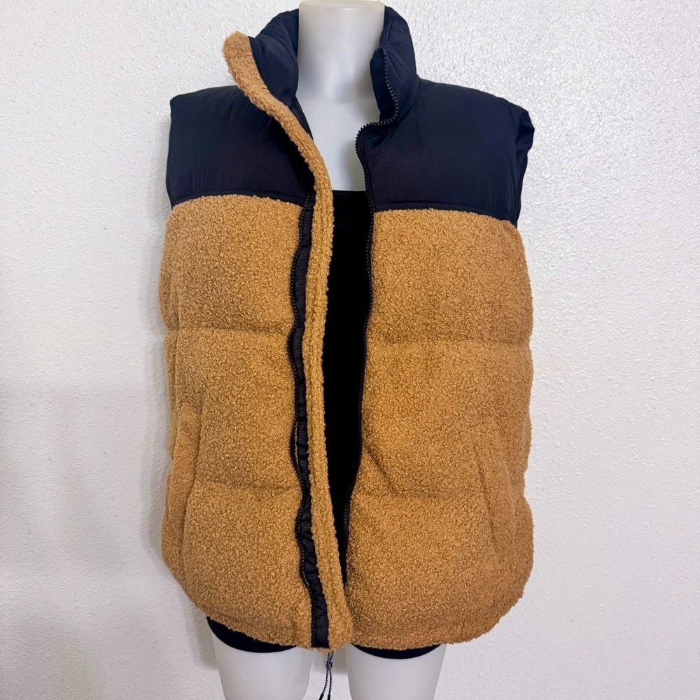 Target Black and Gray Puffer Vest